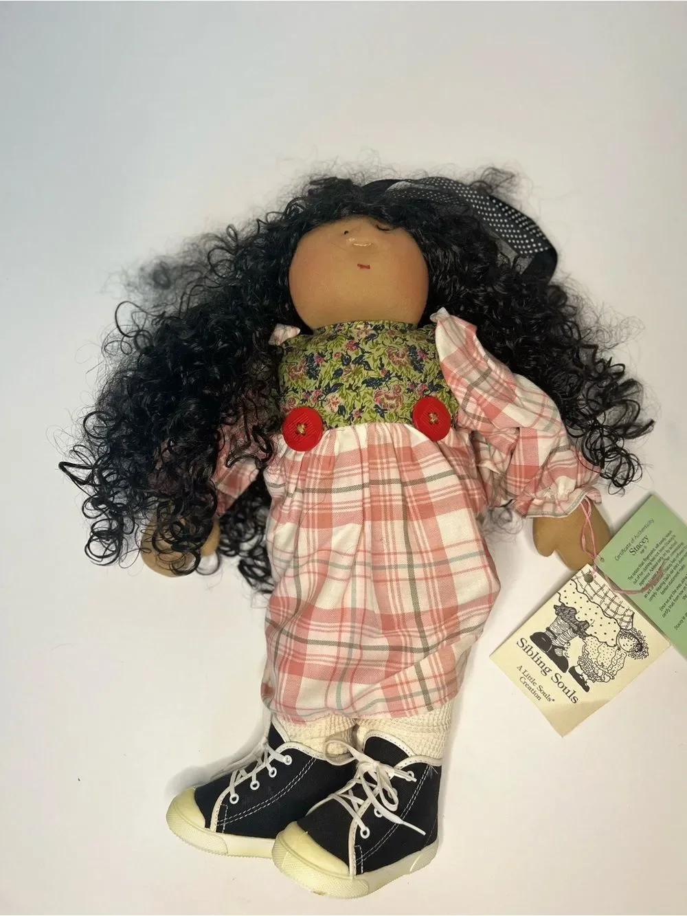 Vintage Little Souls Sibling Souls Cloth Doll Gretchen Wilson Collectible 1997